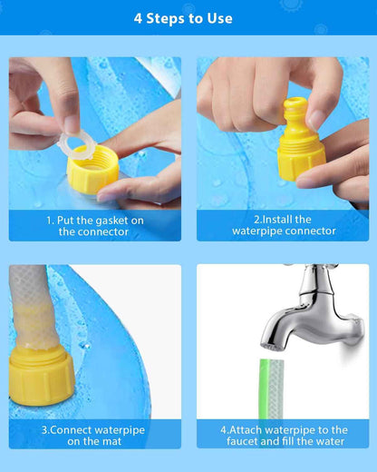 Water Spray Splash Pad Play Mat for Kids
