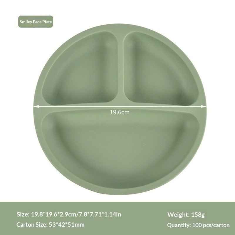 Silicone Divided Feeding Tray for Babies