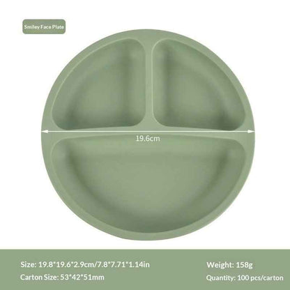Silicone Divided Feeding Tray for Babies