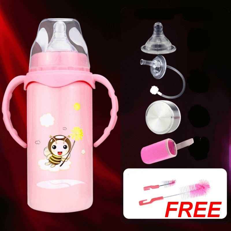 Stainless Steel Insulated Baby Bottle