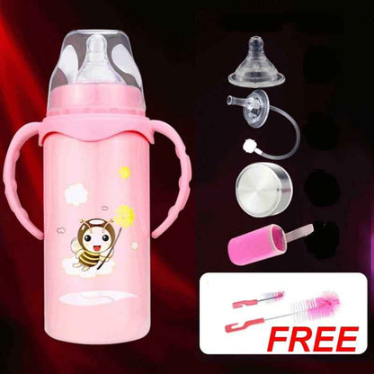 Stainless Steel Insulated Baby Bottle