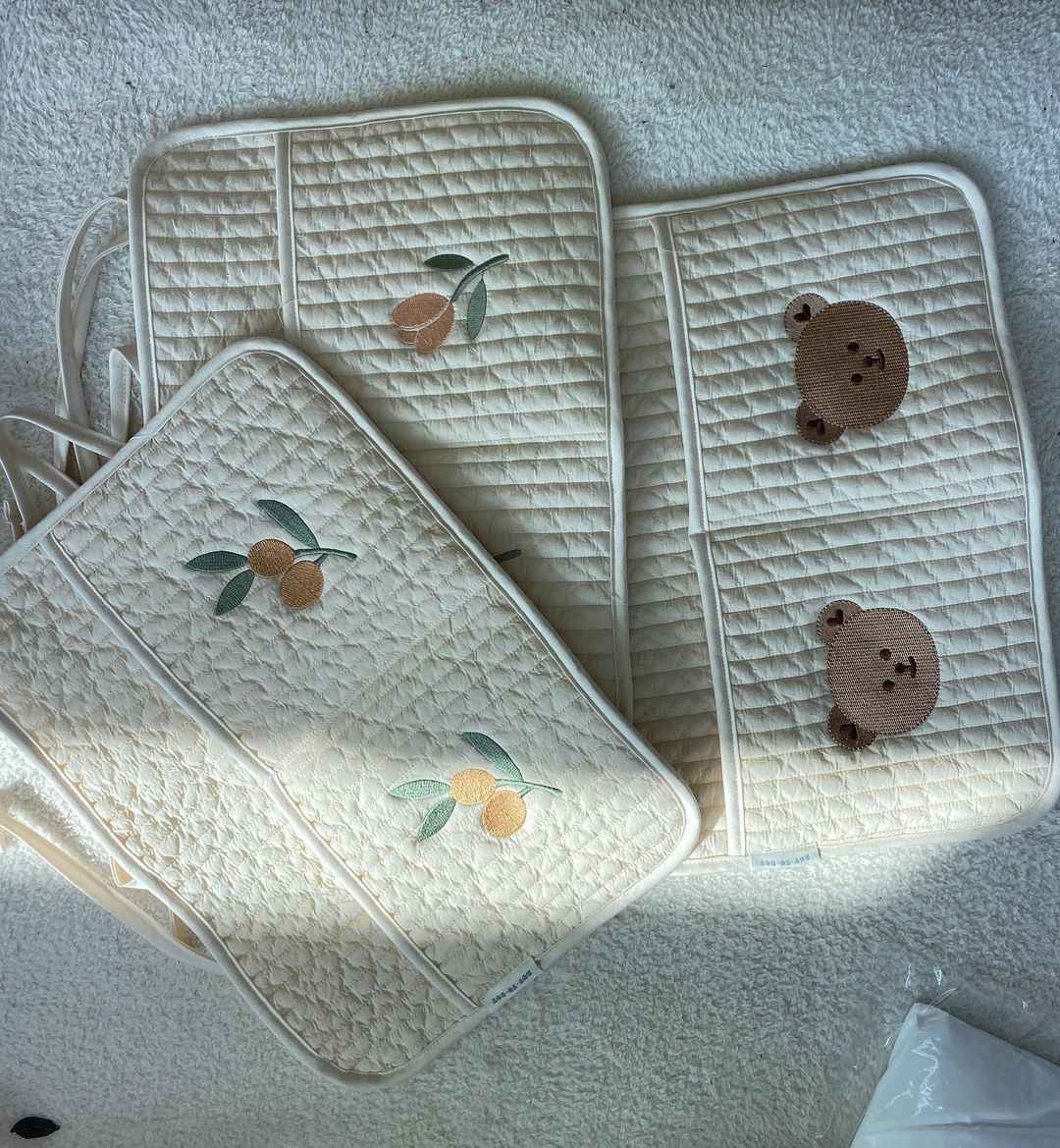 Korean Style Crib &amp; Stroller Hanging Storage Bag