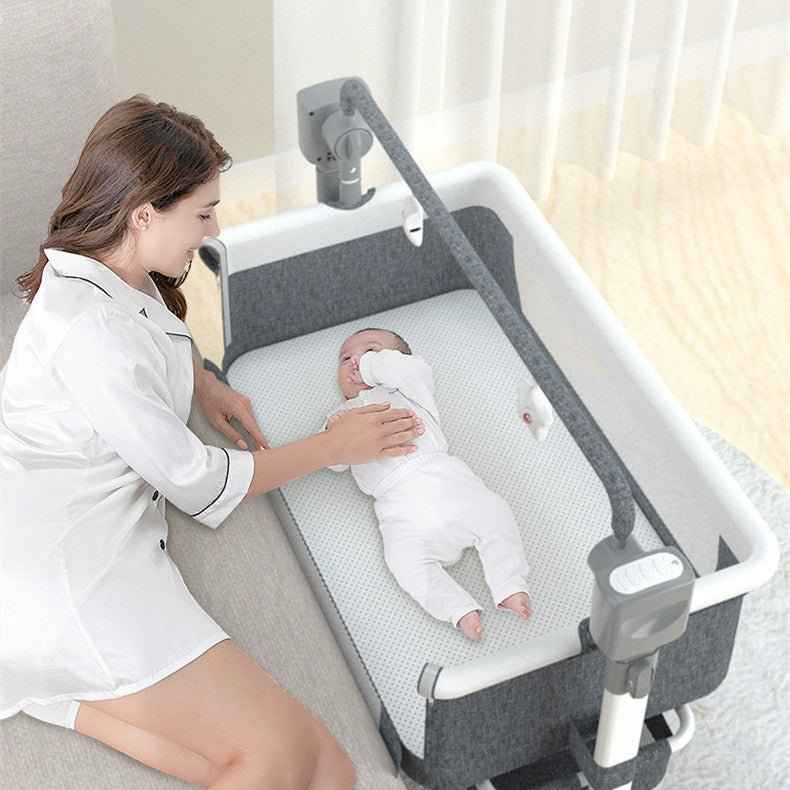 Foldable Bedside Bassinet Bed for Newborns