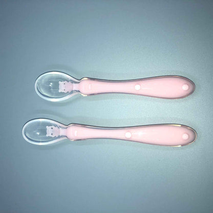 Silicone Baby Feeding Spoon Set