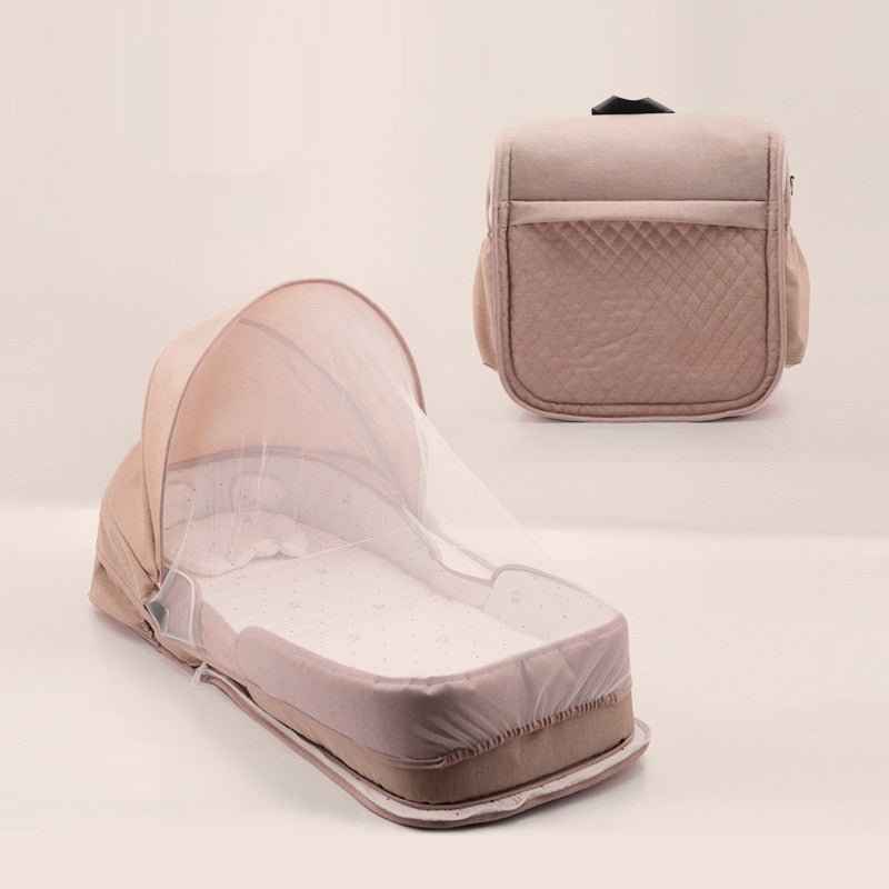Portable Folding Co-Sleeper Bed for Newborns