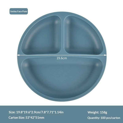 Silicone Divided Feeding Tray for Babies