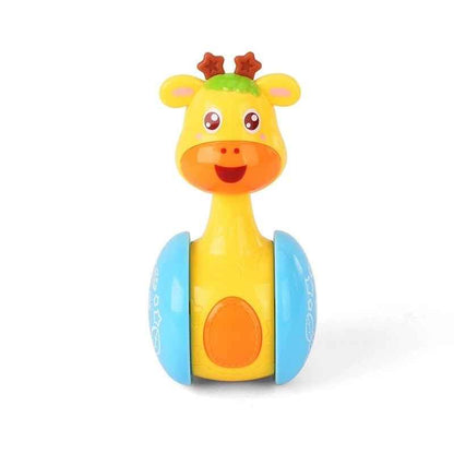 Giraffe Roly-Poly Rattle Toy for Babies