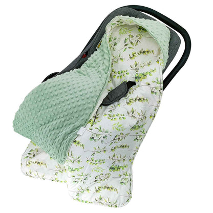Hooded Flannel Swaddle Blanket for Newborns