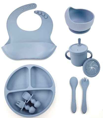 Silicone Suction Feeding Bowl Set