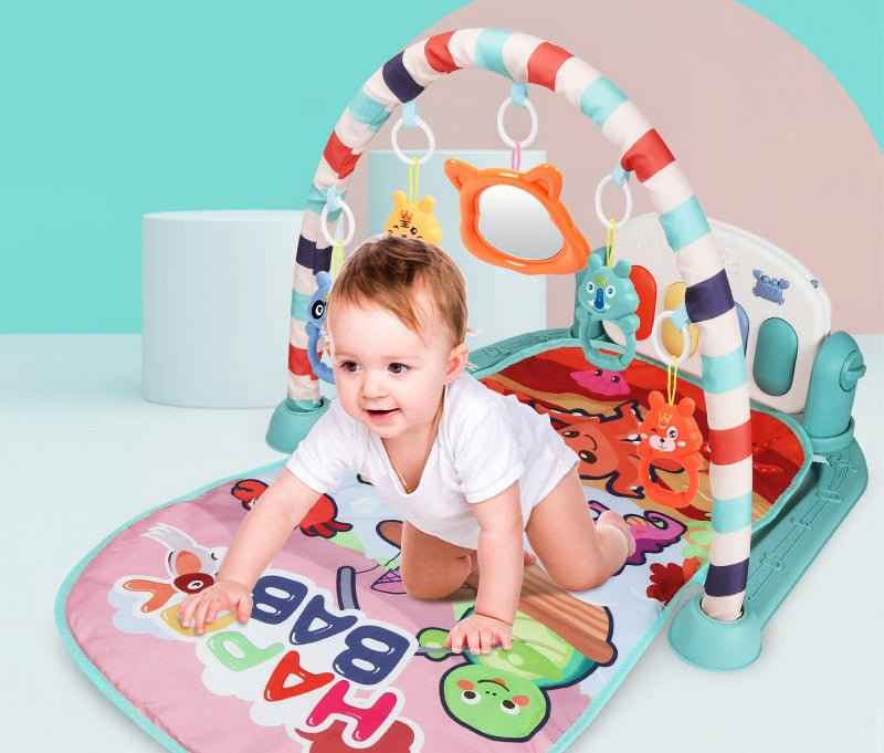 Baby Piano Gym with Kick &amp; Play Fitness Rack