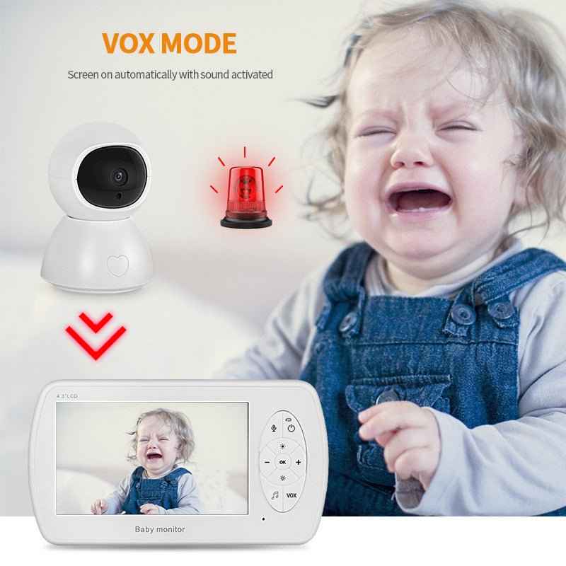 4.3 Inch 1080P HD Baby Monitor