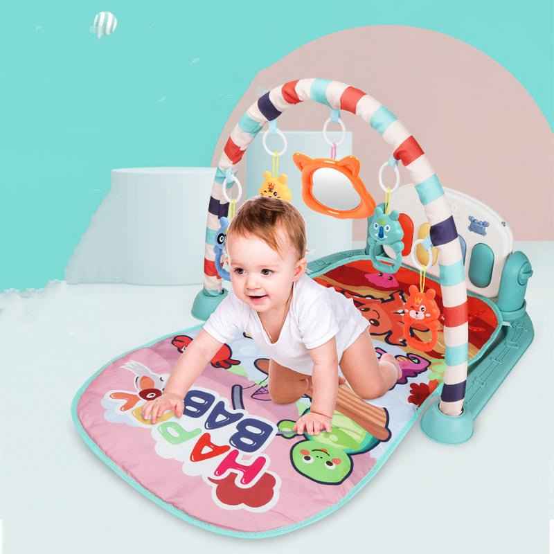 Baby Piano Gym with Kick &amp; Play Fitness Rack