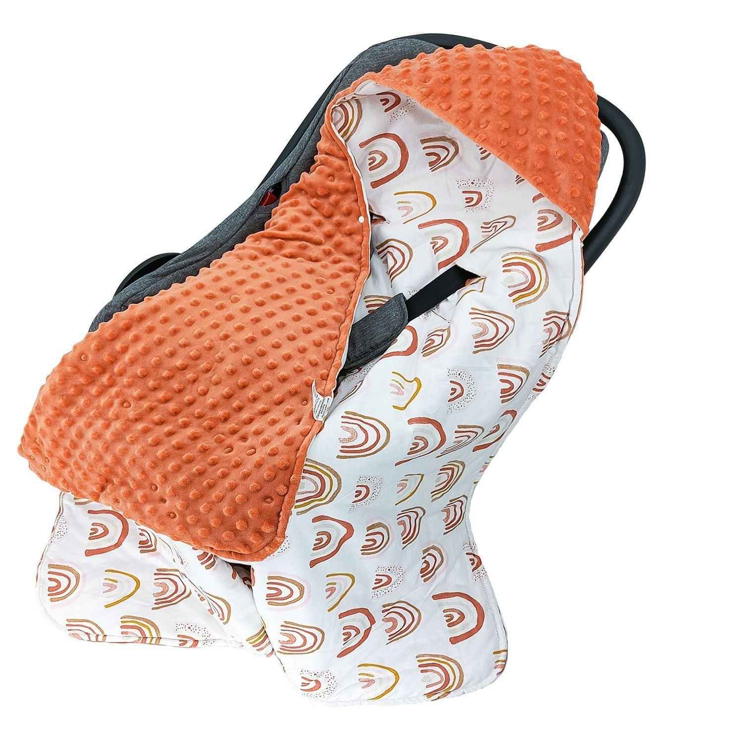 Hooded Flannel Swaddle Blanket for Newborns