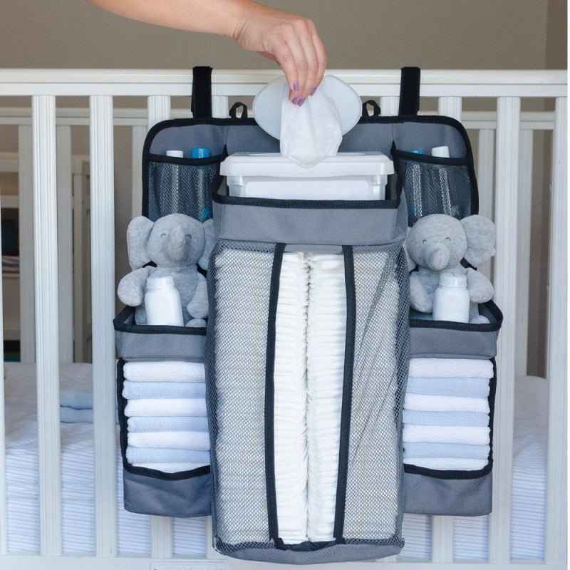 Baby Diaper Organizer for Crib &amp; Nursery