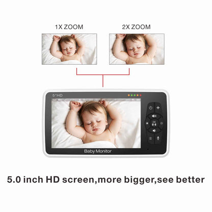 5 Inch Color Screen Baby Monitor