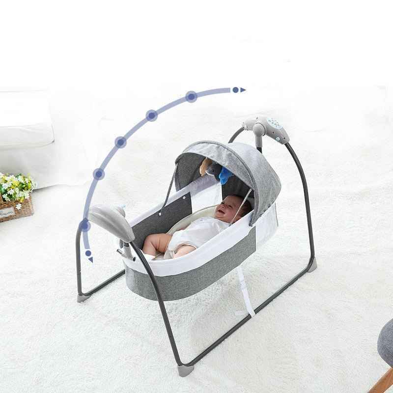 Electric Rocking Baby Bassinet Bed