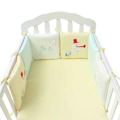 Cotton Padded Crib Bumper Bed Set