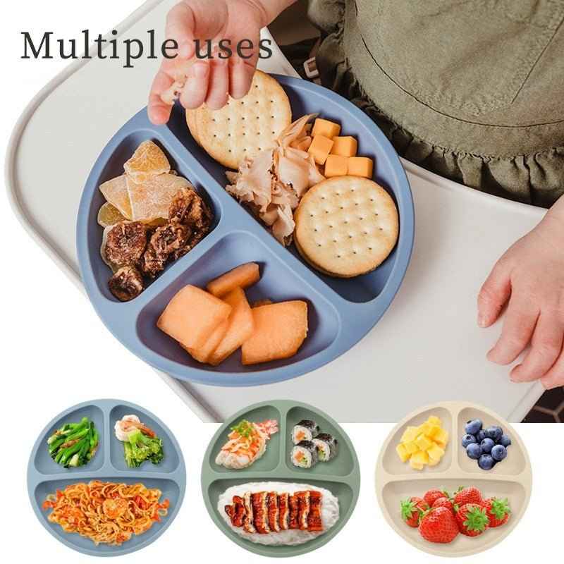 Silicone Divided Feeding Tray for Babies