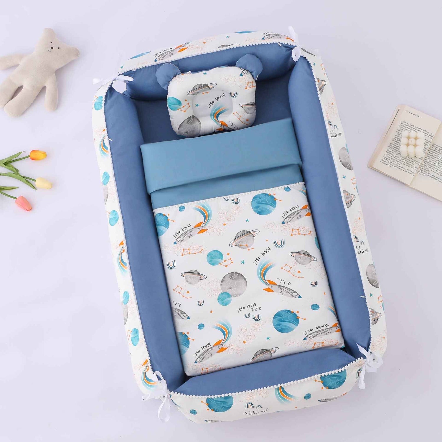 Washable Bionic Baby Nursing Bed