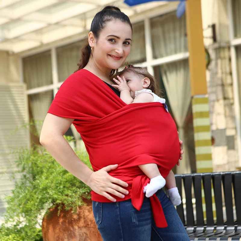 Solid Color Baby Sling Carrier