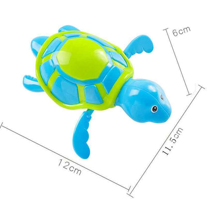 Wind-Up Tortoise Bath Toy for Babies