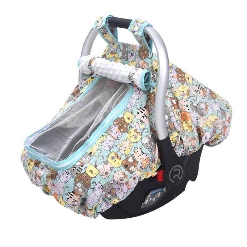 Baby Car Seat Canopy Cover with Mosquito Net