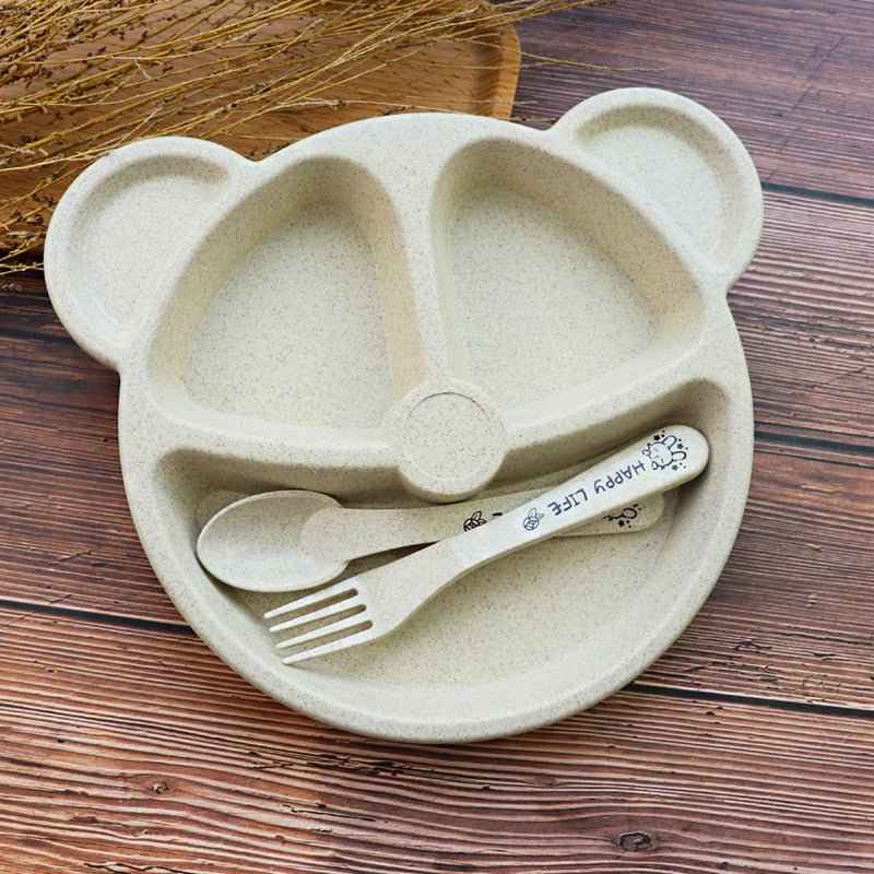 Panda Cartoon Baby Dinnerware Set