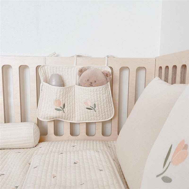 Bedside Hanging Storage Bag for Bottles &amp; Diapers