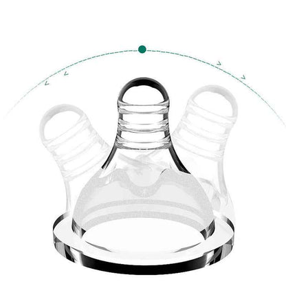Wide-Neck Baby Bottle with Handles