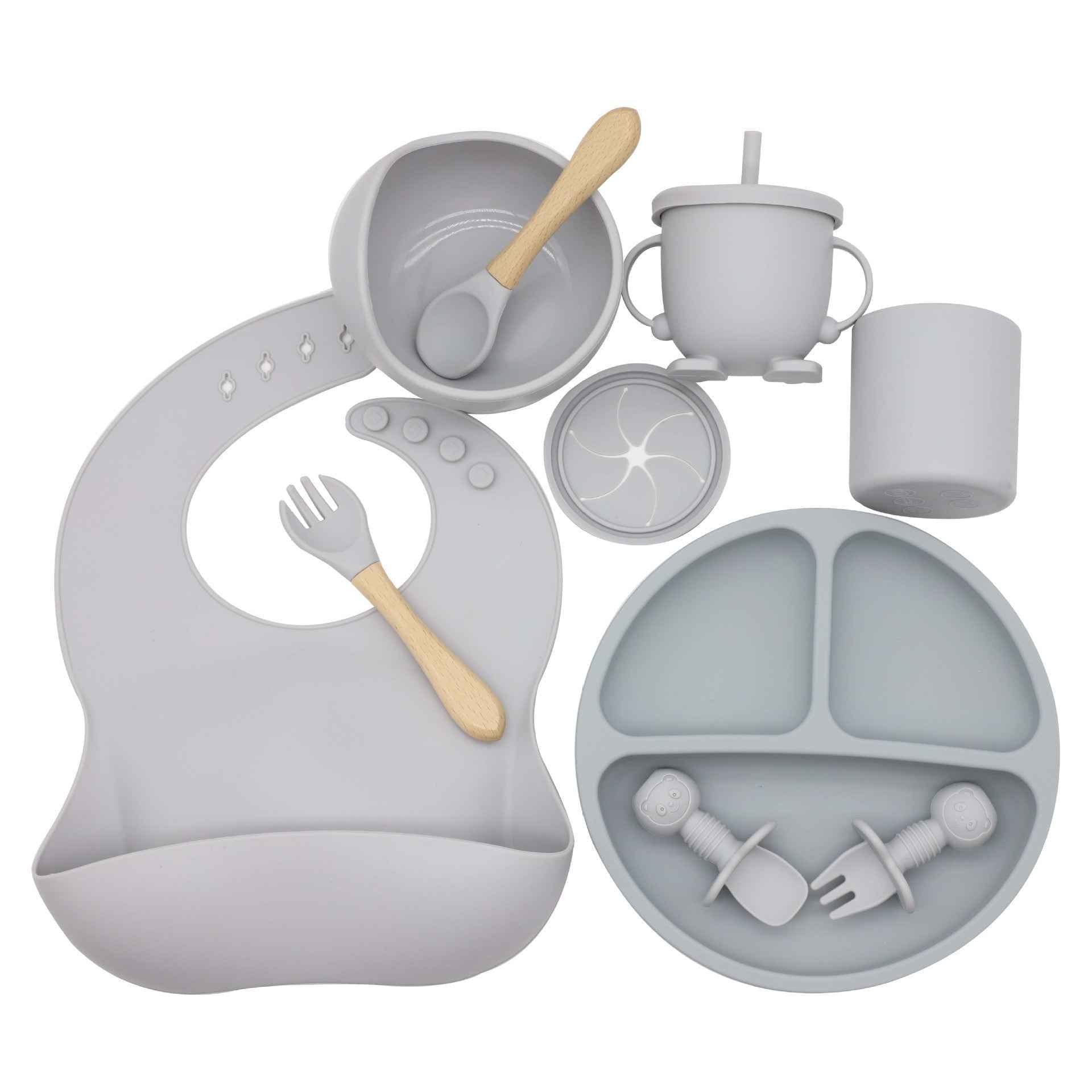 Silicone Baby Weaning Feeding Set