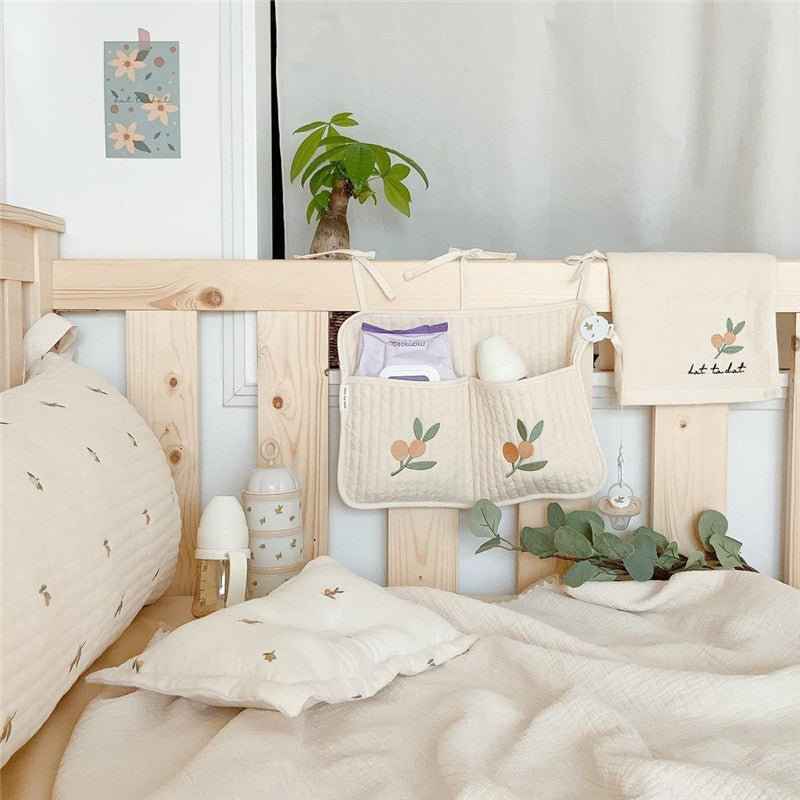 Bedside Hanging Storage Bag for Bottles &amp; Diapers