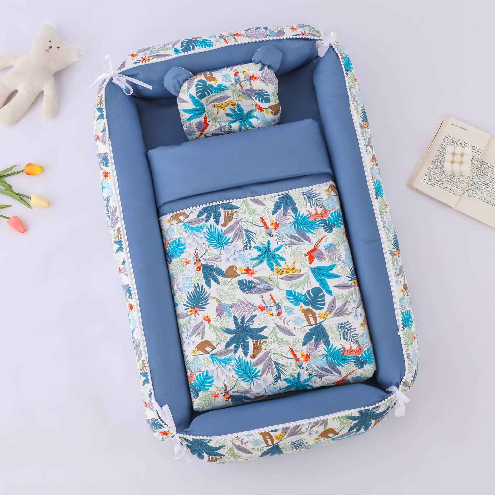 Washable Bionic Baby Nursing Bed