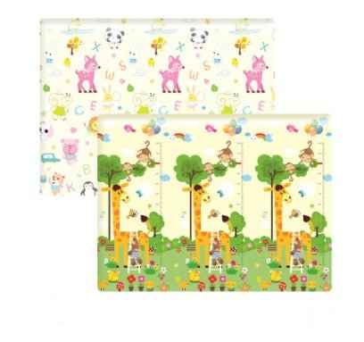 Foldable Foam Play Mat with Cartoon Print